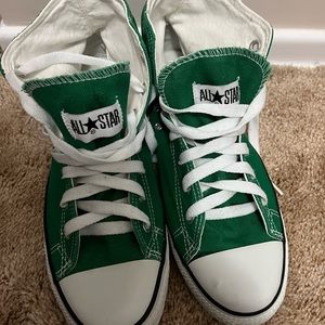 Chuck Taylor All star Converse -Forest green / Boot Size 11.